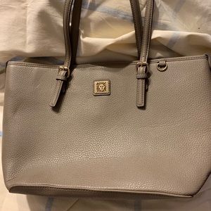 Anne Klein beautiful gray tote, no tags, it is new.